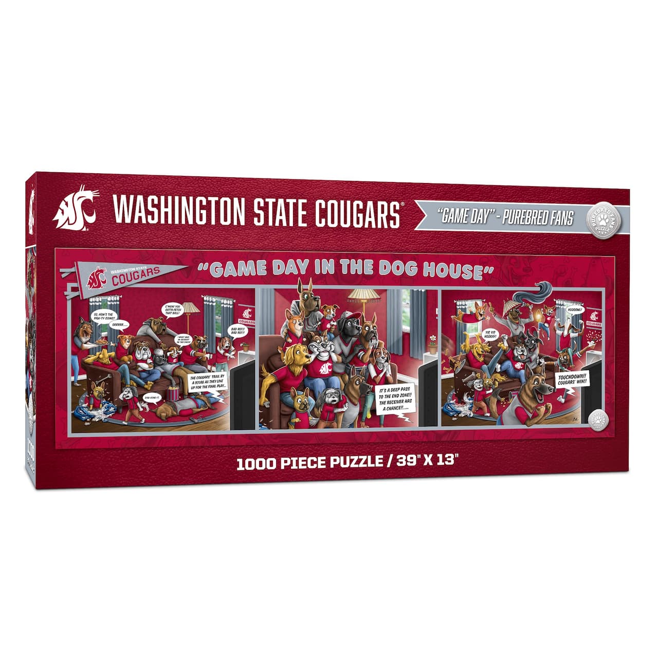 College Game Day in the Dog House 1,000 Piece Puzzle